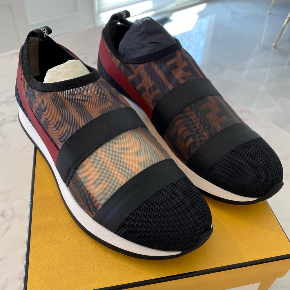 Fendi Runway Mesh Trainer - Size 38
